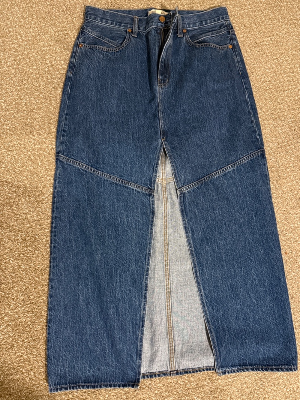Women’s Skirt in Dark Blue Denim